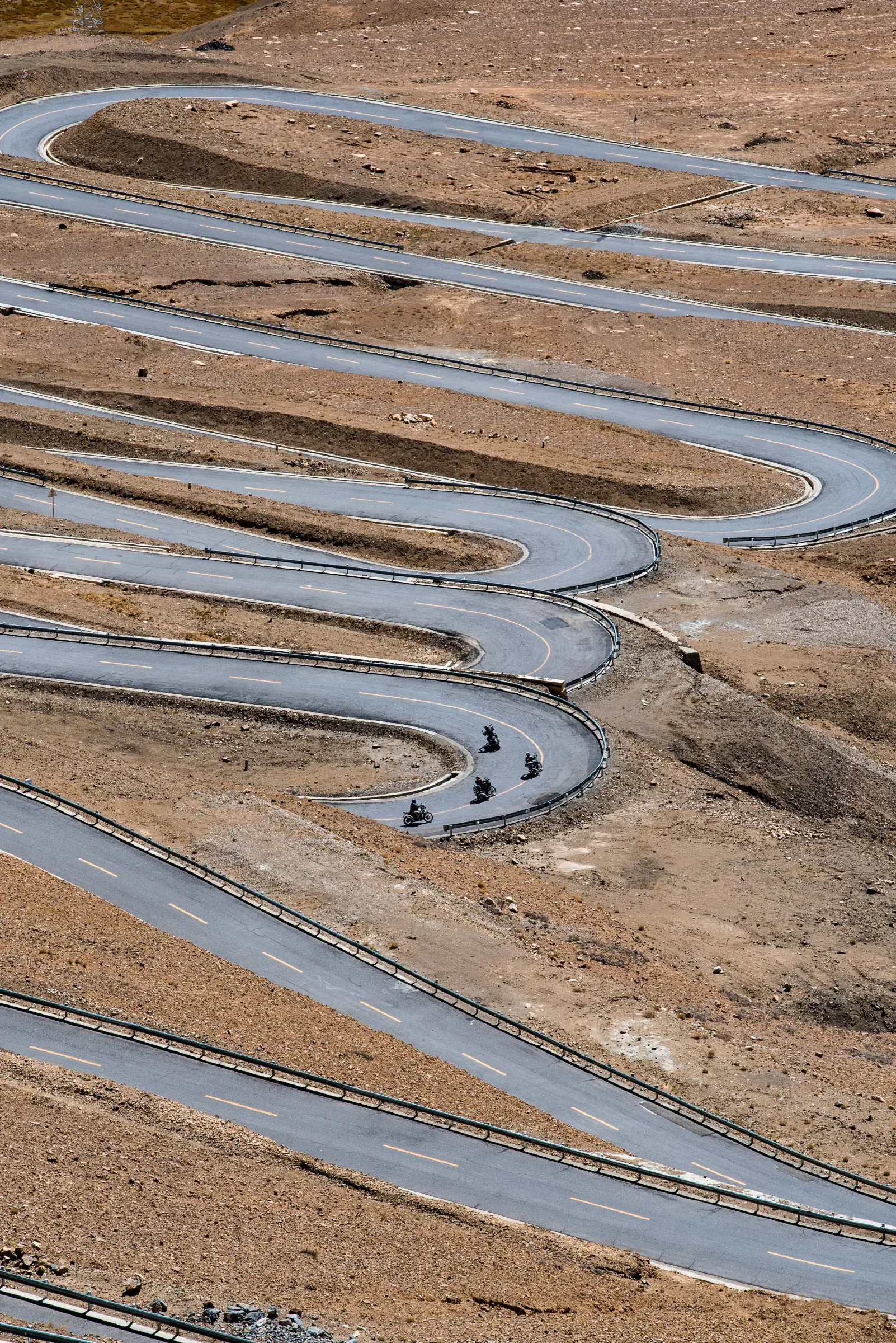 Portrait-oriented Outdoor travel scene.