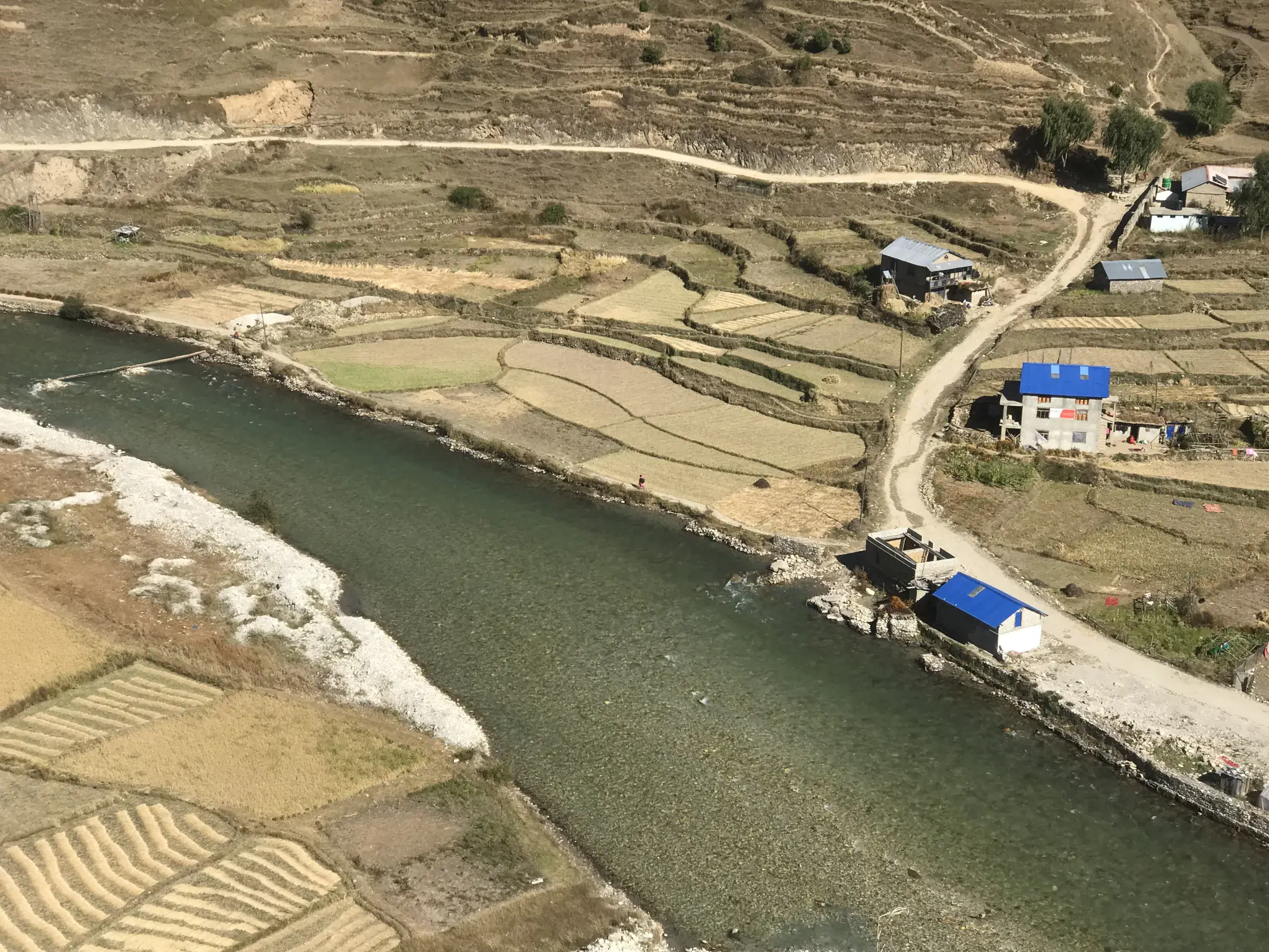 Outdoor travel scene featuring water.