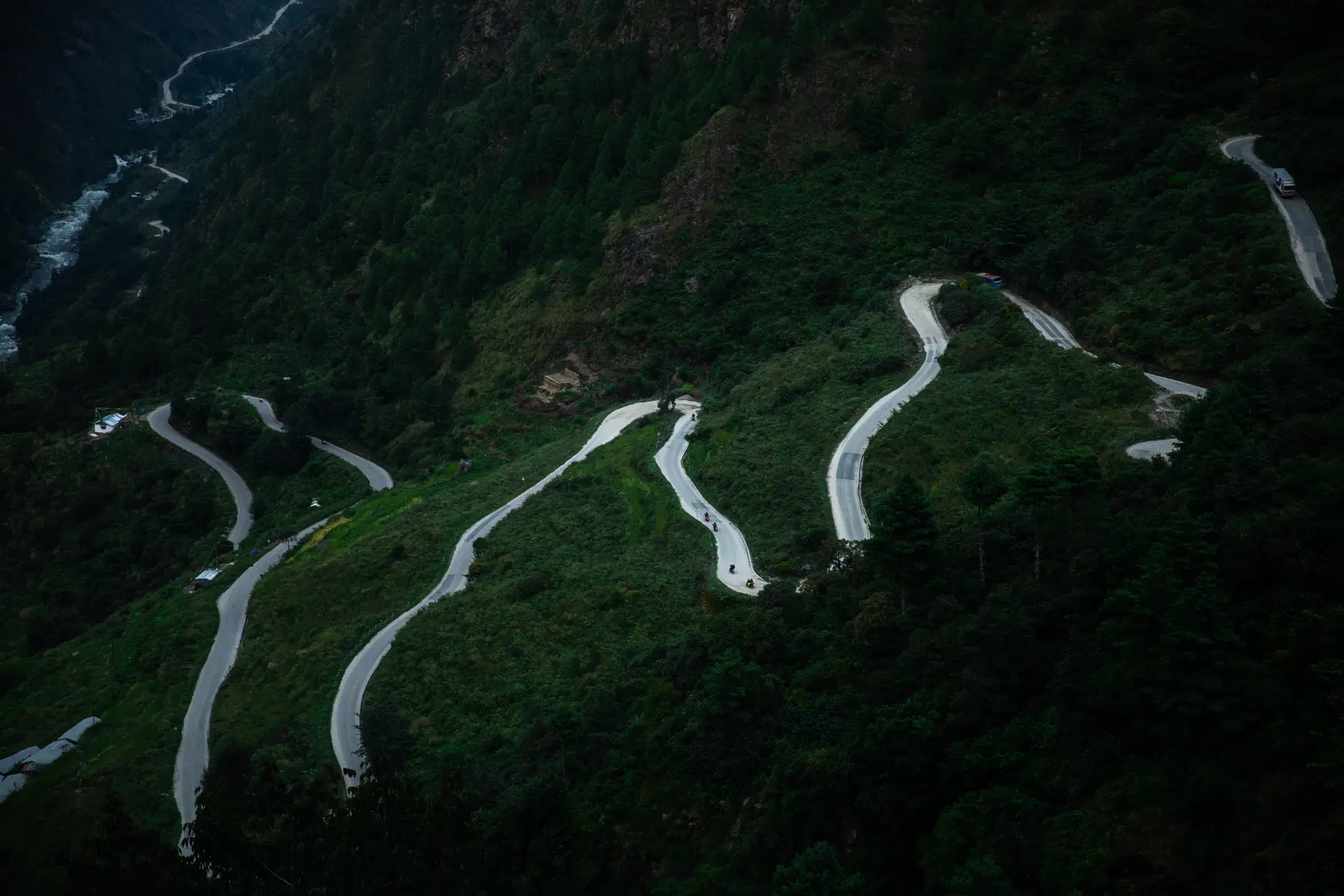 Outdoor travel scene.