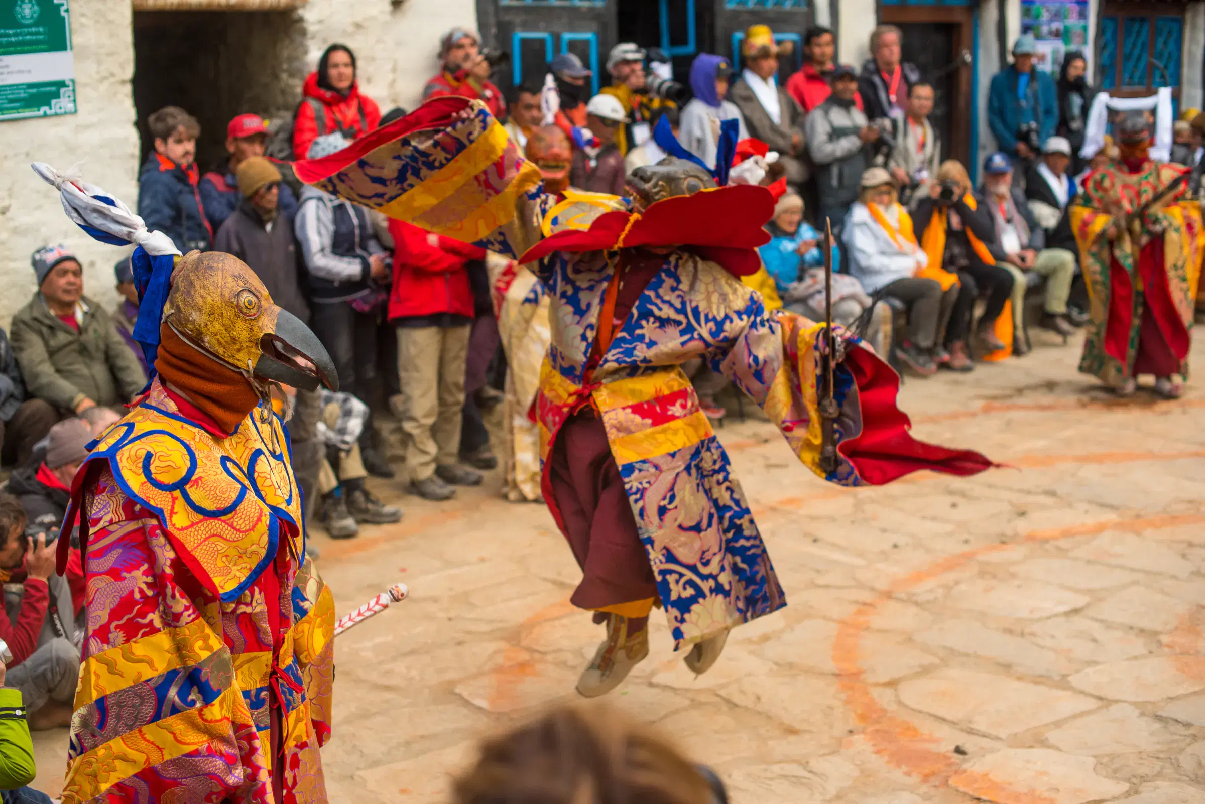 Outdoor scene featuring people.
