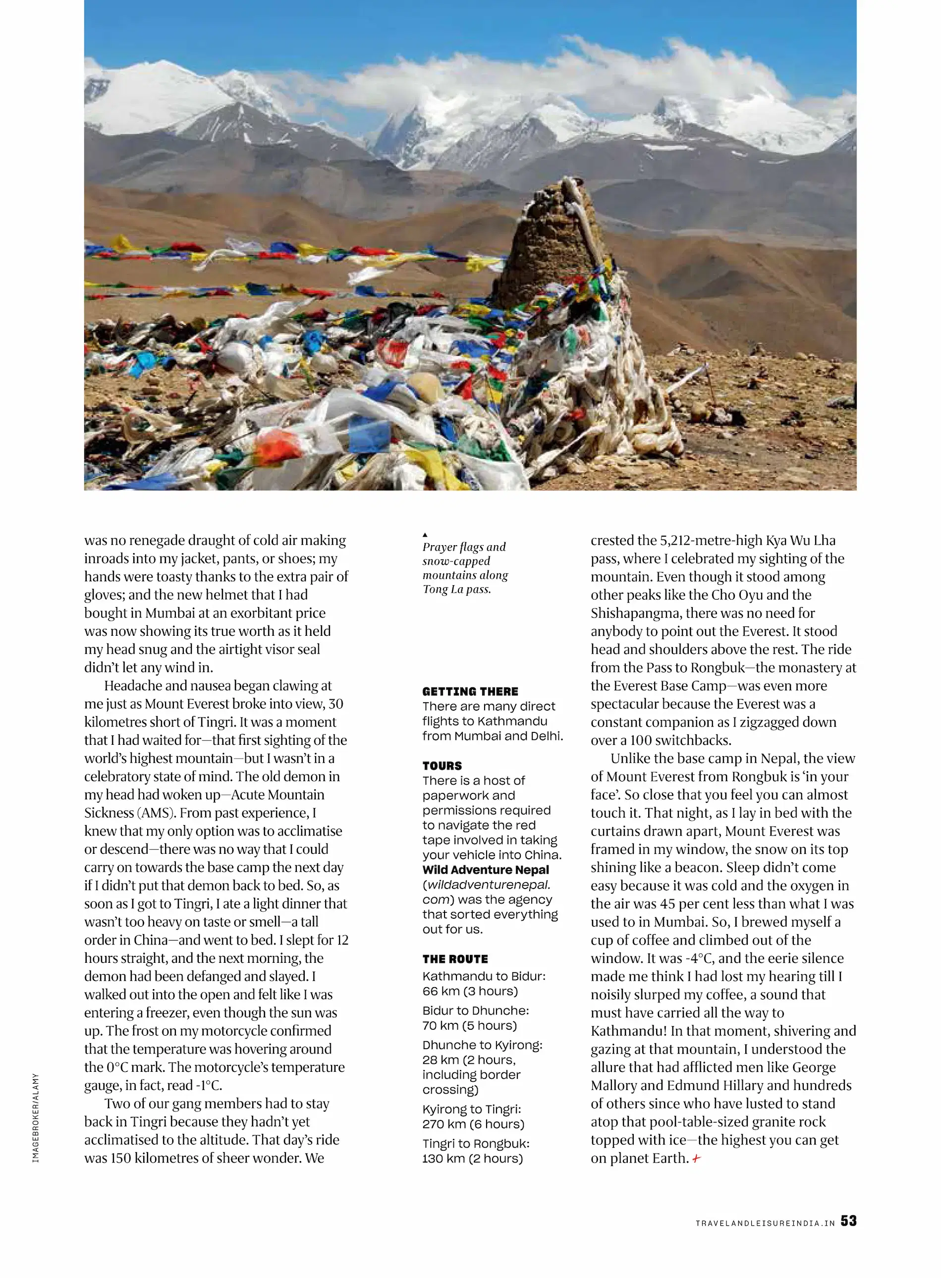 Editorial spread preview from the Wild Adventure Nepal news archive.